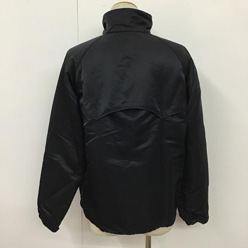 アベイシングエイプ A BATHING APE ジャケット、上着 ジャンパー、ブルゾン ジップアップジャケット ナイロンジャケット カジュアルジャケット タートルネック L ロゴ、文字 黒 / ブラック /  メンズ USED 古着 中古 10099120