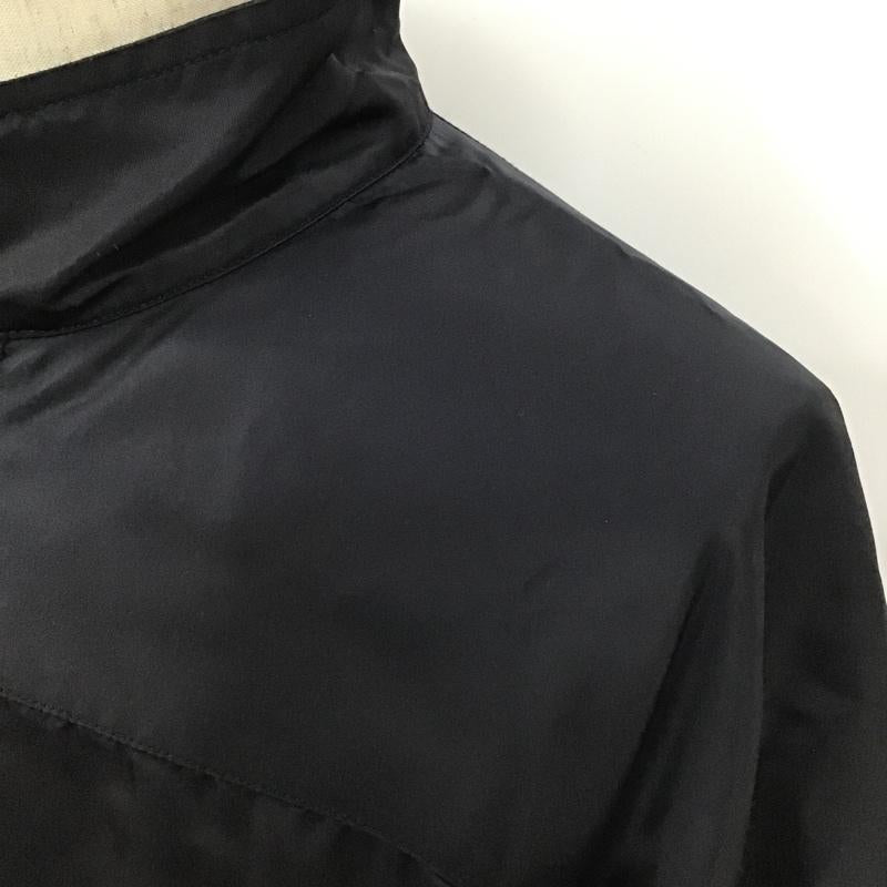 アベイシングエイプ A BATHING APE ジャケット、上着 ジャンパー、ブルゾン ジップアップジャケット ナイロンジャケット カジュアルジャケット タートルネック L ロゴ、文字 黒 / ブラック /  メンズ USED 古着 中古 10099120