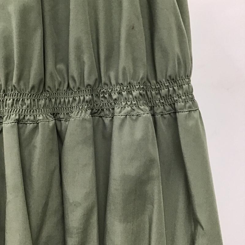 ビームス ハート BEAMS HEART セットアップ セットアップ 43-26-0061-286 ギャザーブラウス×スカートセットアップ 半袖シャツ ロングスカート FREE 無地 カーキ / カーキ /  メンズ USED 古着 中古 10099124
