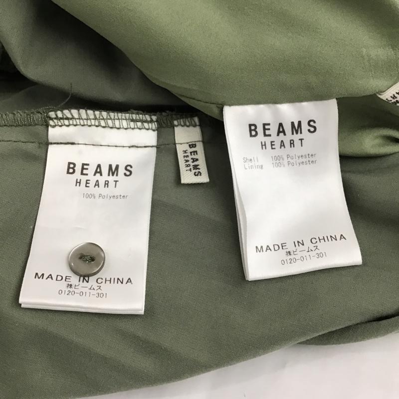 ビームス ハート BEAMS HEART セットアップ セットアップ 43-26-0061-286 ギャザーブラウス×スカートセットアップ 半袖シャツ ロングスカート FREE 無地 カーキ / カーキ /  メンズ USED 古着 中古 10099124