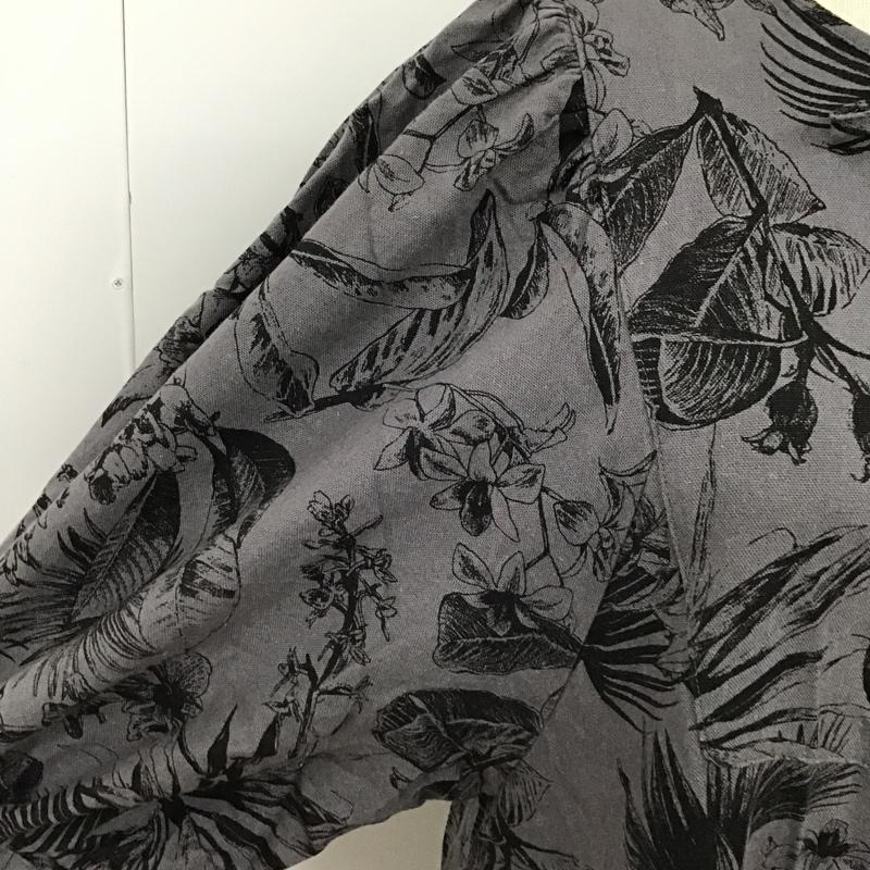 オペークドットクリップ OPAQUE.CLIP ワンピース ロングスカート 637-54358 ティアードワンピース 半袖ワンピース ロングワンピース フレアワンピース 0 総柄 灰 / グレー /  レディース USED 古着 中古 10099142