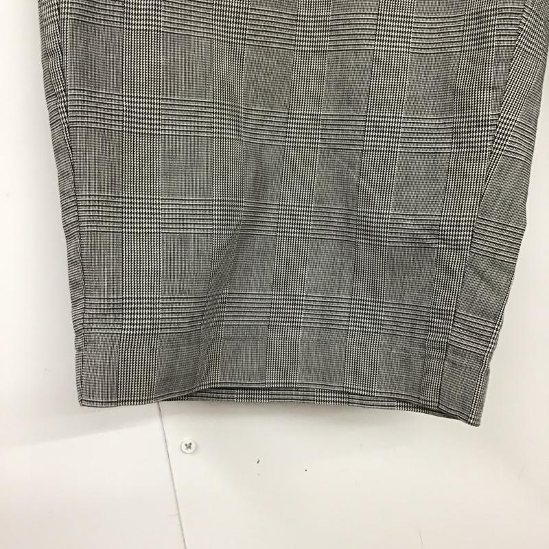 バーバリーブラックレーベル BURBERRY BLACK LABEL パンツ ショートパンツ D1R80-546-07 グレンチェック ロゴ、文字 白 / ホワイト / X 黒 / ブラック / X 灰 / グレー /  メンズ USED 古着 中古 10099148