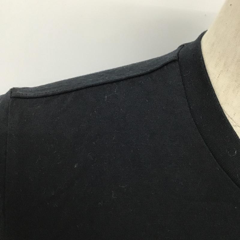 アディダス adidas Tシャツ 半袖 Z61386 トレフォイルロゴ S プリント 黒 / ブラック / X 金 / ゴールド /  メンズ USED 古着 中古 10099164