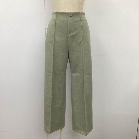 エヘカソポ ehka sopo ボトムス ボトムス 1405462 センタータックパンツ FREE 無地 灰 / グレー /  レディース USED 古着 中古 10099181