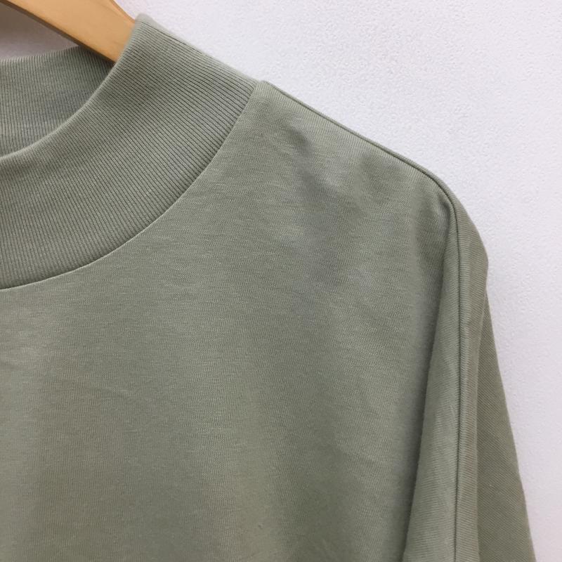 エッセンシャルズ ESSENTIALS Tシャツ 長袖 L ロゴ、文字 薄緑 / ライトグリーン /  メンズ USED 古着 中古 10099206