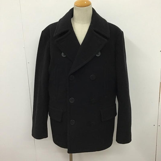 ポロラルフローレン POLO RALPH LAUREN コート ピーコート ロングコート カラーロングジャケット カジュアルジャケット ピーコート XL 無地 黒 / ブラック /  メンズ USED 古着 中古 10099219