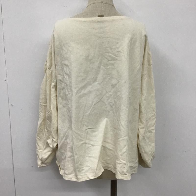 ネストローブ nest Robe カットソー 長袖 01173-1080 長袖カットソー クルーネックカットソー 無地 パフスリーブカットソー FREE 無地 オフホワイト / オフホワイト /  レディース USED 古着 中古 10099221