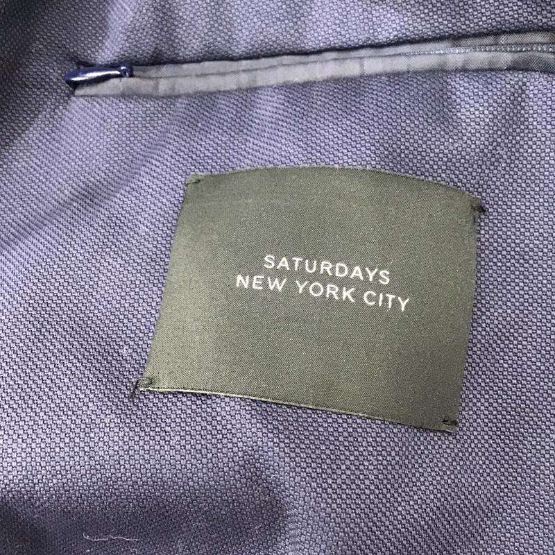 サタデーズ ニューヨークシティ Saturdays NYC ジャケット、上着 ジャケット、ブレザー BBV-6700-B カジュアルジャケット カラージャケット テーラードジャケット 36 無地 紺 / ネイビー /  メンズ USED 古着 中古 10099252