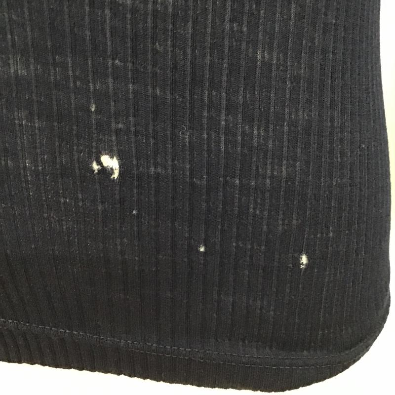 ジチピ gicipi カットソー 長袖 長袖カットソー クルーネックカットソー ロングスリーブカットソー リブカットソー ストレッチ 3 無地 紺 / ネイビー /  レディース USED 古着 中古 10099262