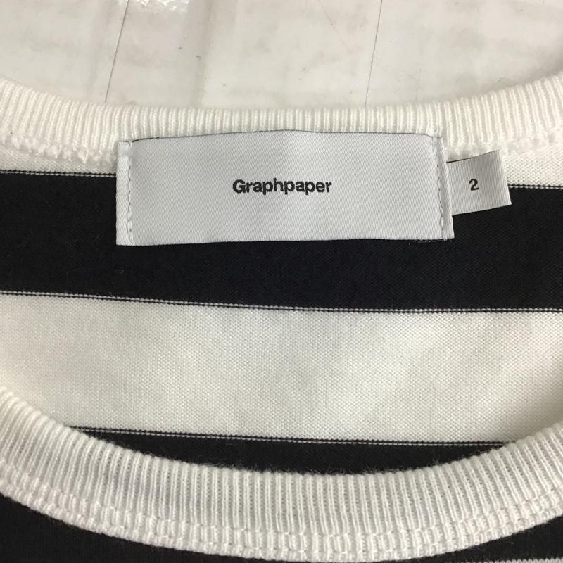 グラフペーパー Graphpaper Tシャツ 長袖 ボーダー gm201-70152B M ボーダー柄 マルチカラー / マルチカラー /  メンズ USED 古着 中古 10099263