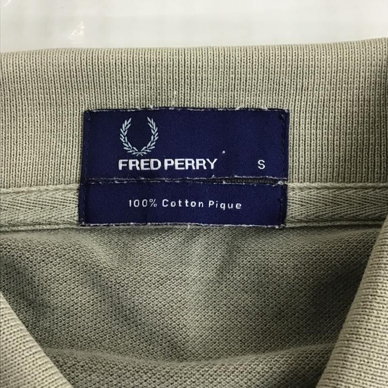 フレッドペリー FRED PERRY ポロシャツ 半袖 S 無地 灰 / グレー /  メンズ USED 古着 中古 10099273