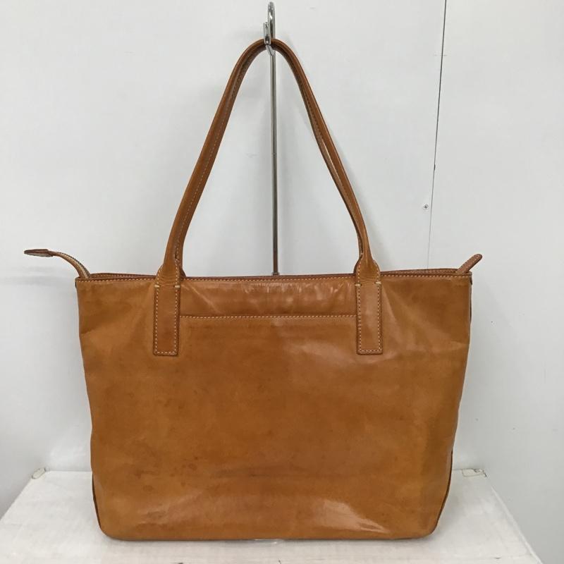 ゲンテン genten トートバッグ トートバッグ レザー ロゴ、文字 茶 / ブラウン /  レディース USED 古着 中古 10099285