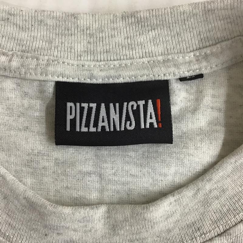 ピザ二スタ！ PIZZANISTA! Tシャツ 半袖 1226390000004 FREAK'S STORE 別注 Loose Fit バックプリント L ロゴ、文字 灰 / グレー /  メンズ USED 古着 中古 10099312