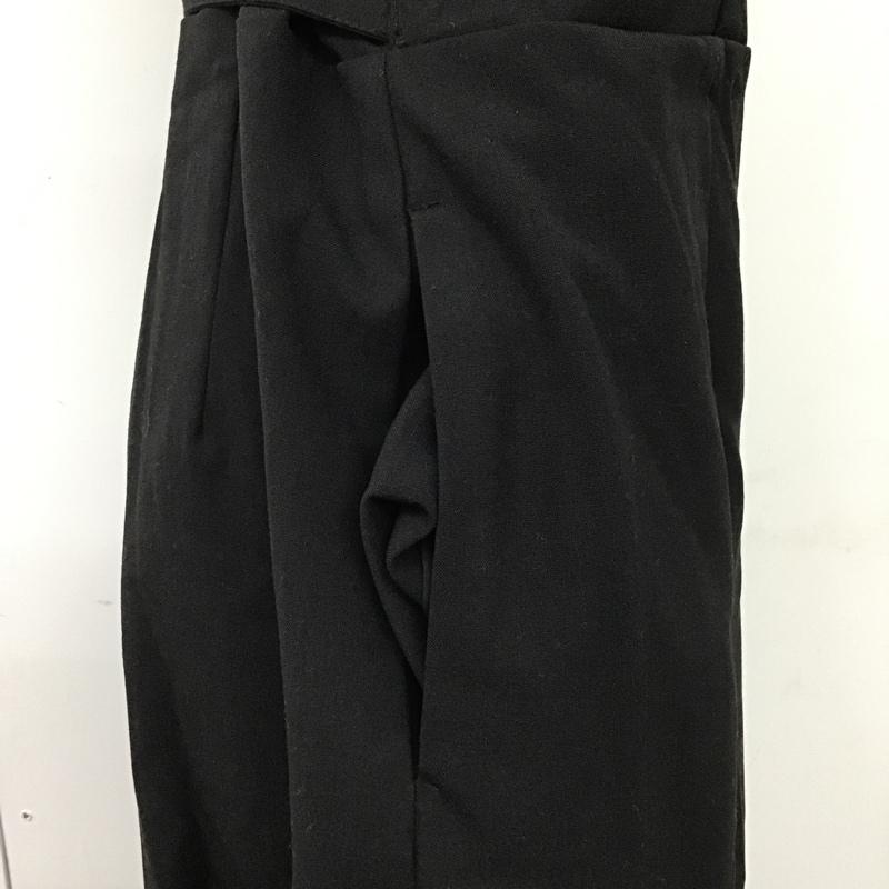 マウジー MOUSSY ワンピース ロングスカート 010GS230-2190 WRAP JUMPER アシンメトリー 1 無地 黒 / ブラック /  レディース USED 古着 中古 10099321