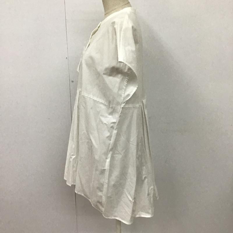 ローリーズファーム LOWRYS FARM カットソー 半袖 LF621168 タックシャツSS タグ付き FREE 無地 白 / ホワイト /  レディース USED 古着 中古 10099341