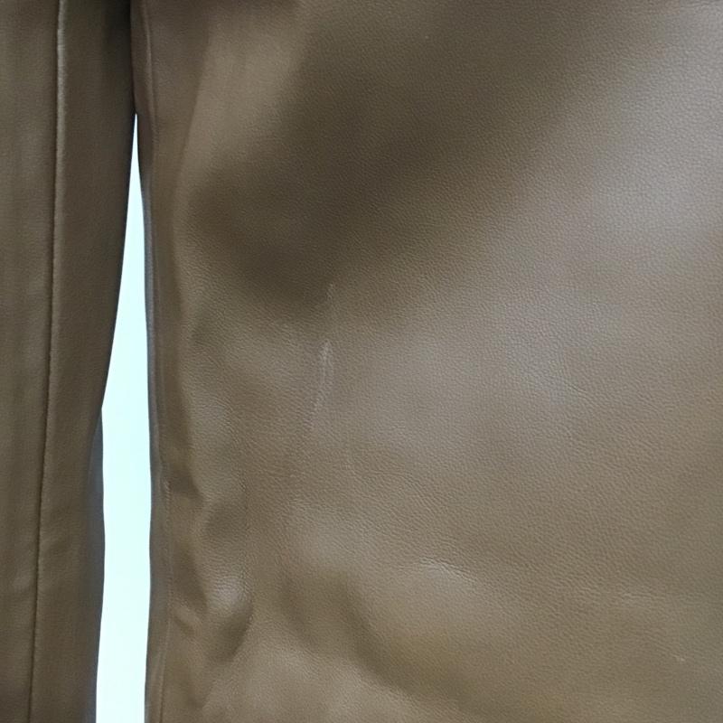 ザラ ZARA ボトムス ボトムス フェイクレザーパンツ ストレートパンツ スリムパンツ カジュアルパンツ ストレッチパンツ ジップアップパンツ XS 無地 キャメル / キャメル /  レディース USED 古着 中古 10099351