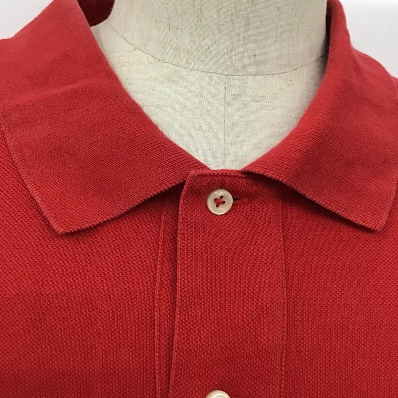 ポロラルフローレン POLO RALPH LAUREN ポロシャツ 半袖 半袖ポロシャツ カラーカットソー BIGサイズ カジュアルカットソー ロゴ、文字 赤 / レッド /  メンズ USED 古着 中古 10099357