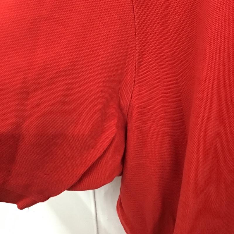 ポロラルフローレン POLO RALPH LAUREN ポロシャツ 半袖 半袖ポロシャツ カラーカットソー BIGサイズ カジュアルカットソー ロゴ、文字 赤 / レッド /  メンズ USED 古着 中古 10099357