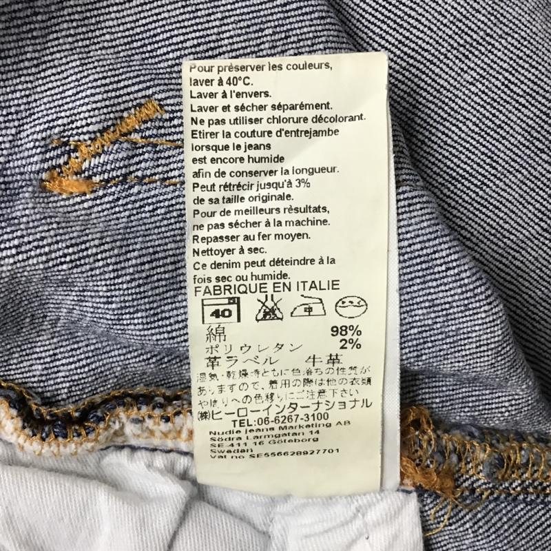 ヌーディージーンズ Nudie Jeans パンツ デニム、ジーンズ W30L32 30インチ 無地 インディゴ / インディゴ /  メンズ USED 古着 中古 10099371