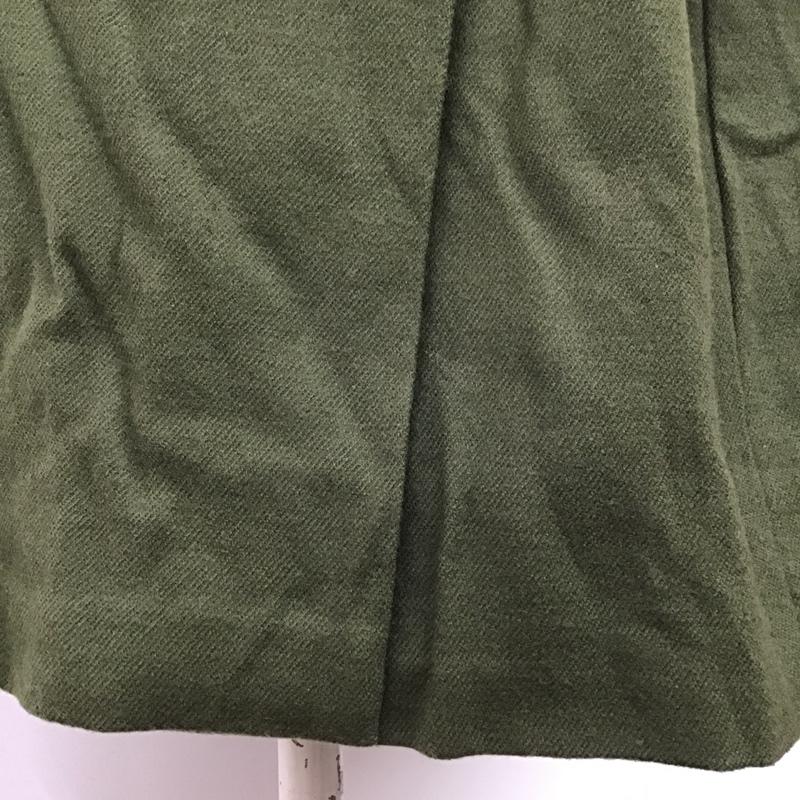 アルアバイル allureville スカート ひざ丈スカート 1 無地 カーキ / カーキ /  レディース USED 古着 中古 10099384