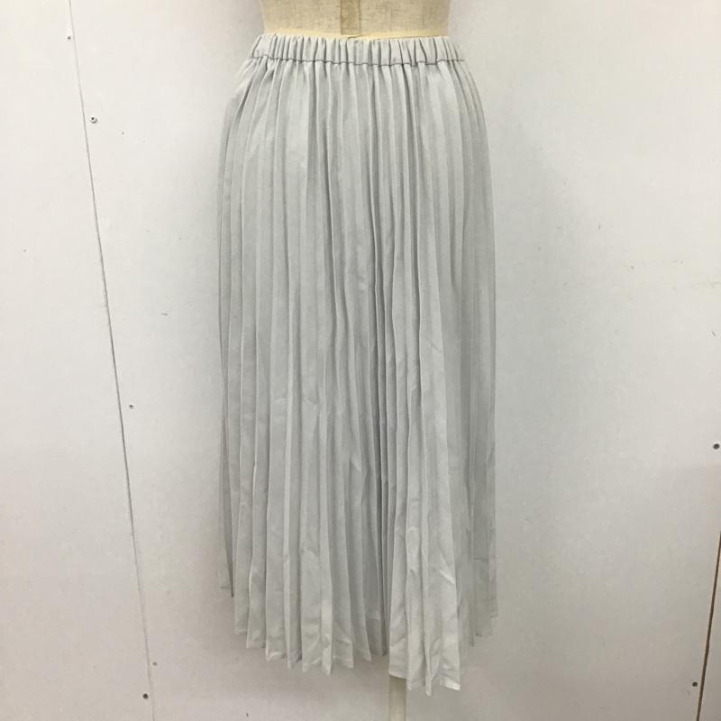 アパートバイローリーズ apart by lowrys スカート ロングスカート プリーツスカート FREE 無地 灰 / グレー /  レディース USED 古着 中古 10099385