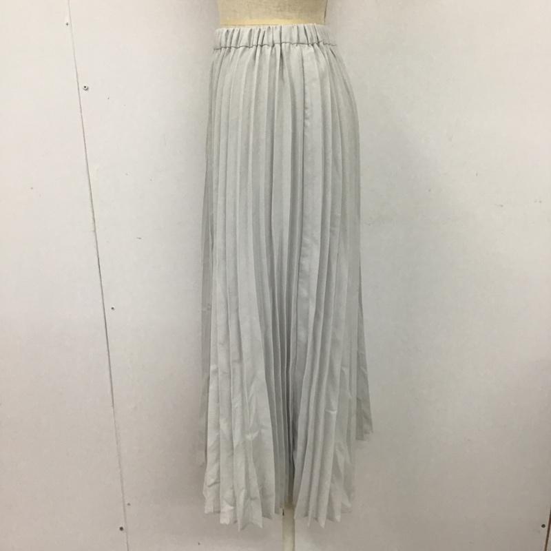 アパートバイローリーズ apart by lowrys スカート ロングスカート プリーツスカート FREE 無地 灰 / グレー /  レディース USED 古着 中古 10099385