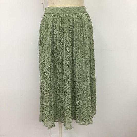 アパートバイローリーズ apart by lowrys スカート ロングスカート レーススカート FREE 無地 薄緑 / ライトグリーン /  レディース USED 古着 中古 10099389