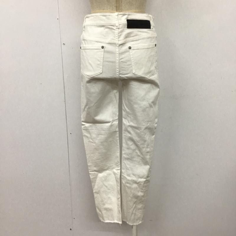 ジーナシス JEANASIS パンツ デニム、ジーンズ M 無地 白 / ホワイト /  レディース USED 古着 中古 10099390