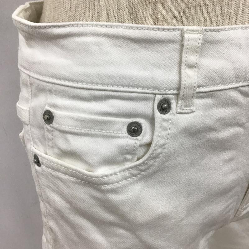 ジーナシス JEANASIS パンツ デニム、ジーンズ M 無地 白 / ホワイト /  レディース USED 古着 中古 10099390