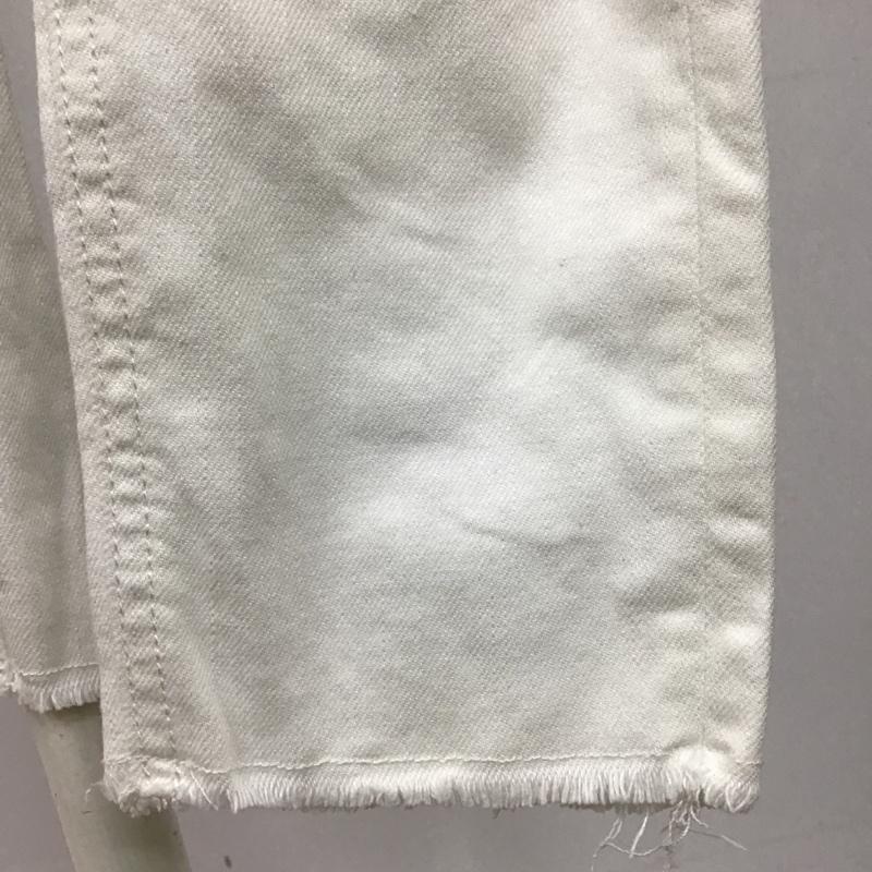 ジーナシス JEANASIS パンツ デニム、ジーンズ M 無地 白 / ホワイト /  レディース USED 古着 中古 10099390