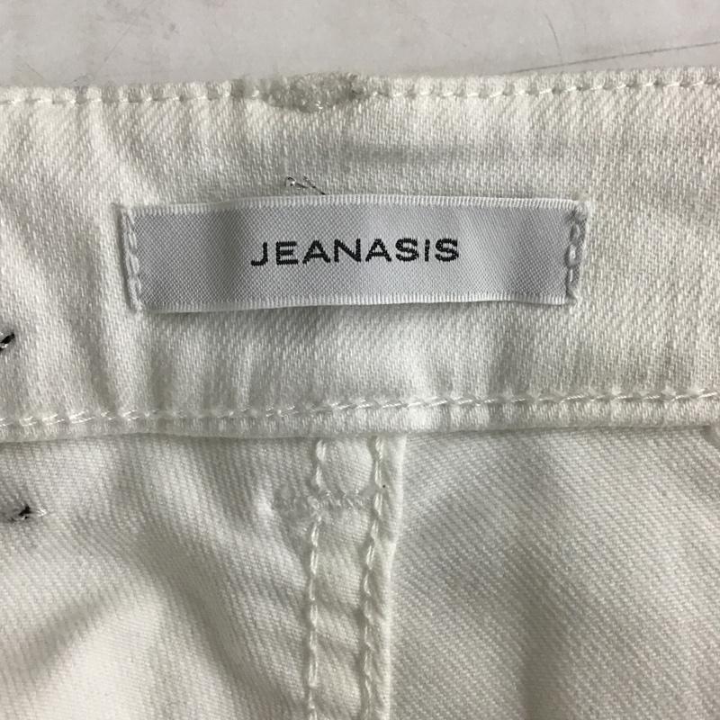 ジーナシス JEANASIS パンツ デニム、ジーンズ M 無地 白 / ホワイト /  レディース USED 古着 中古 10099390