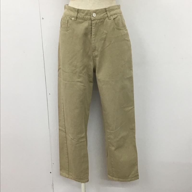 セレクトモカ select MOCA パンツ デニム、ジーンズ デニムパンツ ワーカージーンズ カジュアルパンツ ストレートパンツ M 無地 ベージュ / ベージュ /  レディース USED 古着 中古 10099412