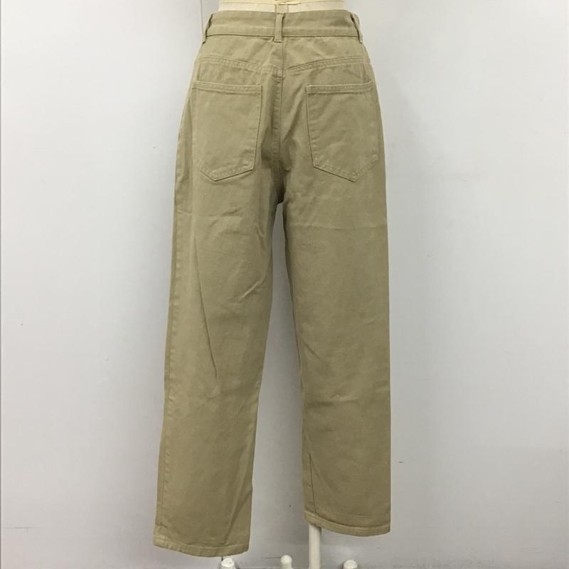セレクトモカ select MOCA パンツ デニム、ジーンズ デニムパンツ ワーカージーンズ カジュアルパンツ ストレートパンツ M 無地 ベージュ / ベージュ /  レディース USED 古着 中古 10099412