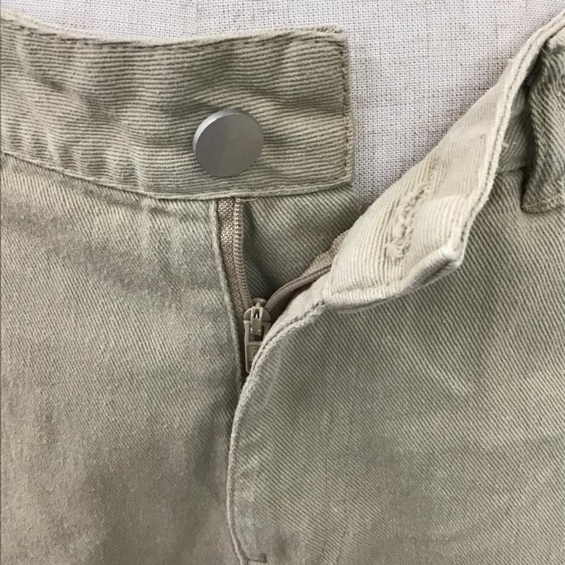 セレクトモカ select MOCA パンツ デニム、ジーンズ デニムパンツ ワーカージーンズ カジュアルパンツ ストレートパンツ M 無地 ベージュ / ベージュ /  レディース USED 古着 中古 10099412