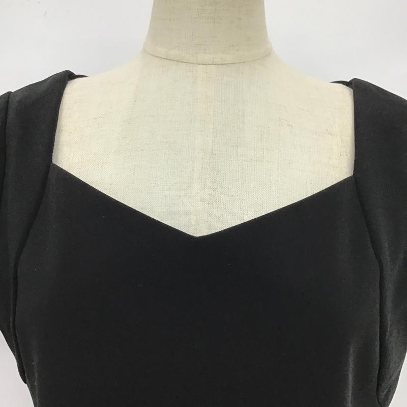 スライ SLY ワンピース ミニスカート 1 無地 黒 / ブラック /  レディース USED 古着 中古 10099437