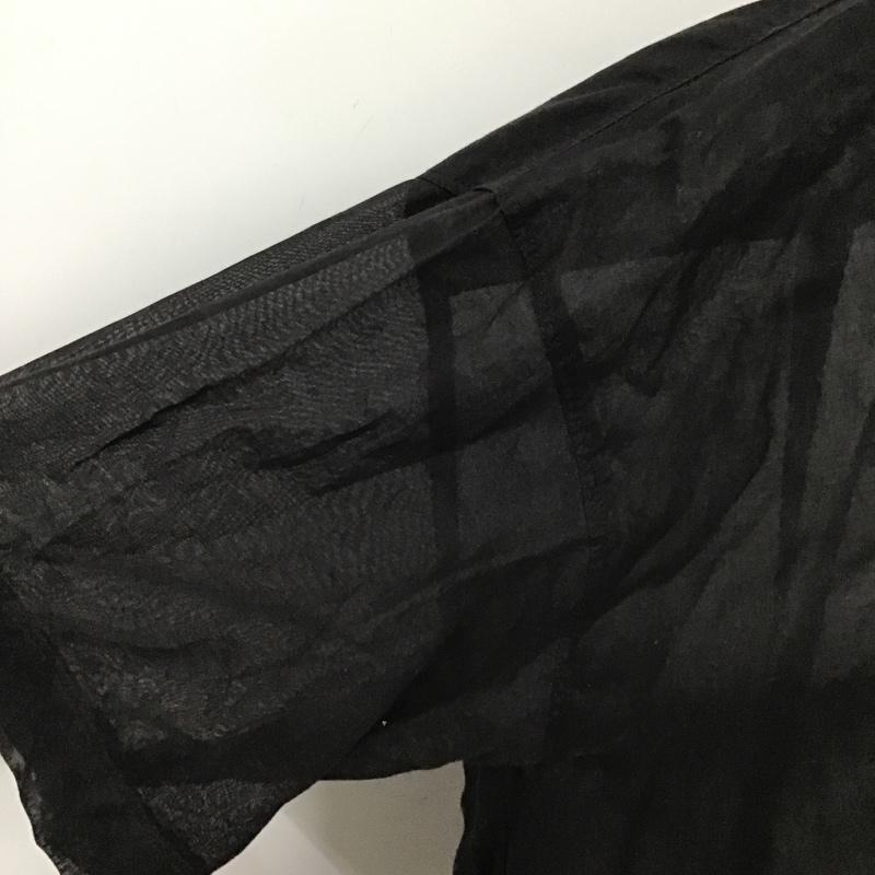 ジーナシス JEANASIS カットソー 半袖 JS063432CF リネンカフタンプルオーバーシャツ FREE 無地 黒 / ブラック /  レディース USED 古着 中古 10099485