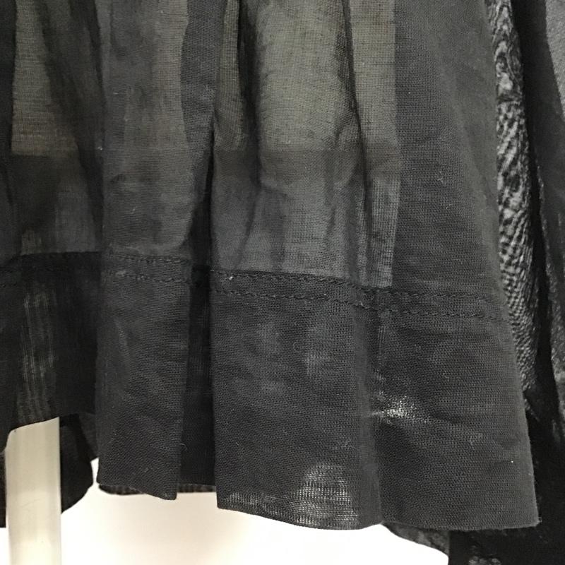 ジーナシス JEANASIS カットソー 半袖 JS063432CF リネンカフタンプルオーバーシャツ FREE 無地 黒 / ブラック /  レディース USED 古着 中古 10099485