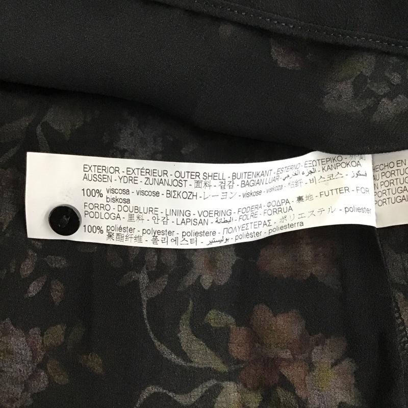 ザラ ZARA カットソー 長袖 4043 272 800 シアー M 花柄 マルチカラー / マルチカラー /  レディース USED 古着 中古 10099503