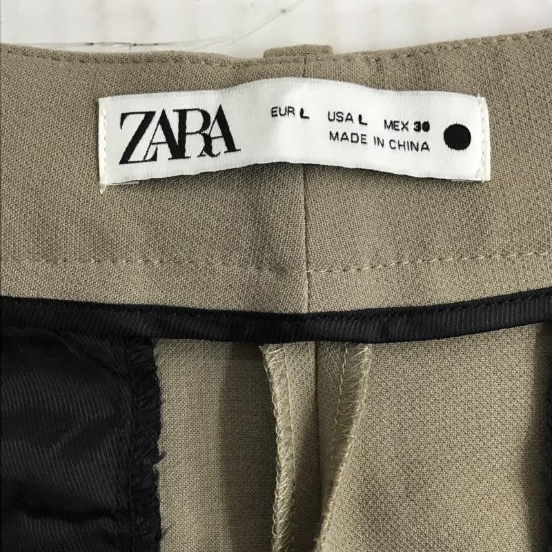 ザラ ZARA パンツ キュロット 2761 070 706 キュロット L 無地 ベージュ / ベージュ /  レディース USED 古着 中古 10099511