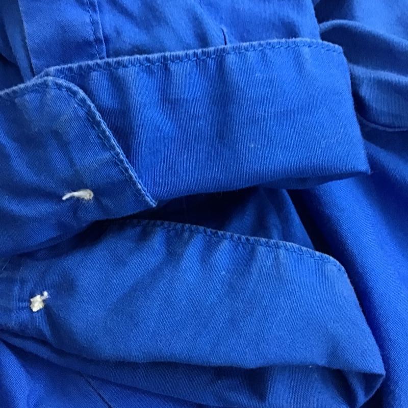 ノスタ nosta シャツ、ブラウス 長袖 長袖シャツ カジュアルシャツ 無地 カラーシャツ ラグラン 3 無地 青 / ブルー /  メンズ USED 古着 中古 10099521