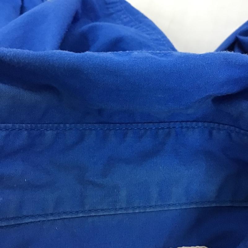 ノスタ nosta シャツ、ブラウス 長袖 長袖シャツ カジュアルシャツ 無地 カラーシャツ ラグラン 3 無地 青 / ブルー /  メンズ USED 古着 中古 10099521