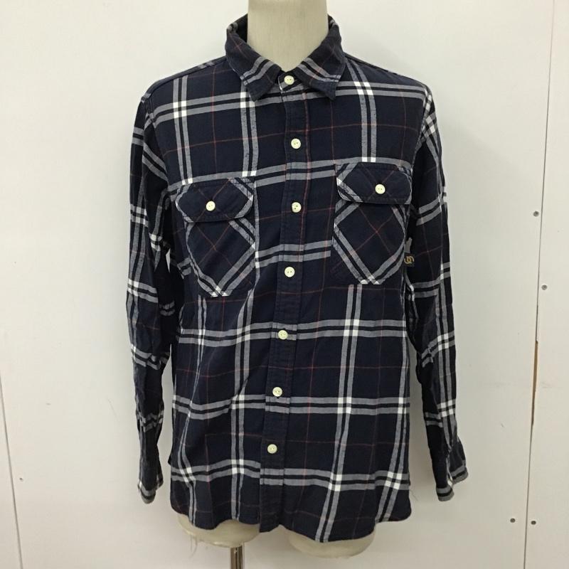 アベイシングエイプ A BATHING APE シャツ、ブラウス 長袖 長袖シャツ チェックシャツ カジュアルシャツ ポケットシャツ カラーシャツ M チェック 白 / ホワイト / X 赤 / レッド / X 紺 / ネイビー /  メンズ USED 古着 中古 10099566