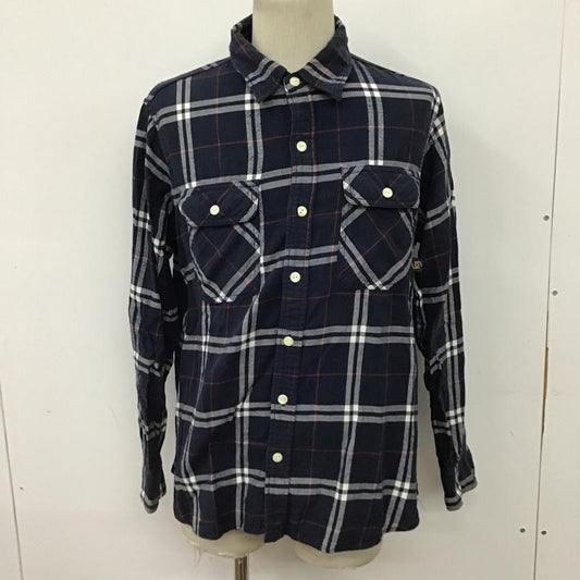 アベイシングエイプ A BATHING APE シャツ、ブラウス 長袖 長袖シャツ チェックシャツ カジュアルシャツ ポケットシャツ カラーシャツ M チェック 白 / ホワイト / X 赤 / レッド / X 紺 / ネイビー /  メンズ USED 古着 中古 10099566