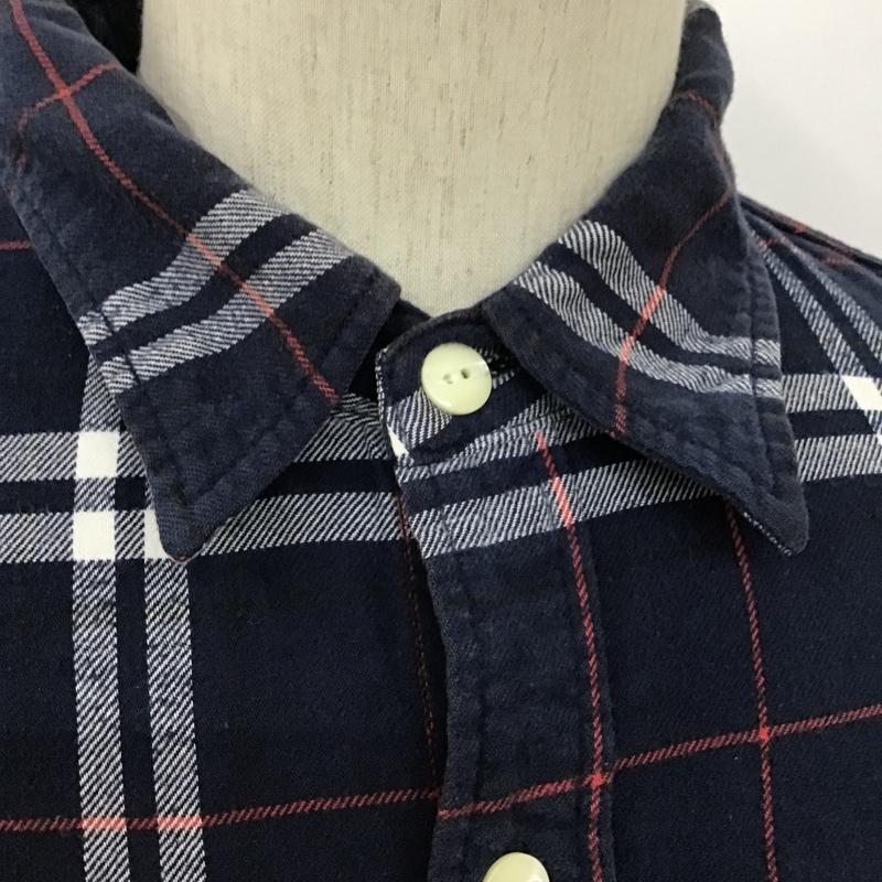 アベイシングエイプ A BATHING APE シャツ、ブラウス 長袖 長袖シャツ チェックシャツ カジュアルシャツ ポケットシャツ カラーシャツ M チェック 白 / ホワイト / X 赤 / レッド / X 紺 / ネイビー /  メンズ USED 古着 中古 10099566