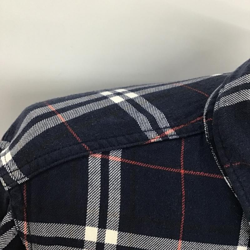 アベイシングエイプ A BATHING APE シャツ、ブラウス 長袖 長袖シャツ チェックシャツ カジュアルシャツ ポケットシャツ カラーシャツ M チェック 白 / ホワイト / X 赤 / レッド / X 紺 / ネイビー /  メンズ USED 古着 中古 10099566