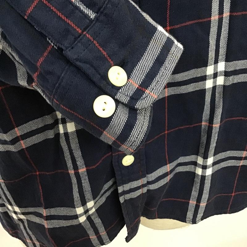 アベイシングエイプ A BATHING APE シャツ、ブラウス 長袖 長袖シャツ チェックシャツ カジュアルシャツ ポケットシャツ カラーシャツ M チェック 白 / ホワイト / X 赤 / レッド / X 紺 / ネイビー /  メンズ USED 古着 中古 10099566