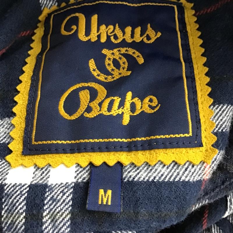 アベイシングエイプ A BATHING APE シャツ、ブラウス 長袖 長袖シャツ チェックシャツ カジュアルシャツ ポケットシャツ カラーシャツ M チェック 白 / ホワイト / X 赤 / レッド / X 紺 / ネイビー /  メンズ USED 古着 中古 10099566