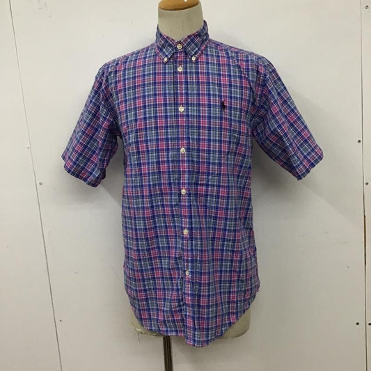 ラルフローレン RALPHLAUREN シャツ、ブラウス 半袖 半袖シャツ チェックシャツ ボタンダウンシャツ カジュアルシャツ XL チェック マルチカラー / マルチカラー /  メンズ USED 古着 中古 10099574
