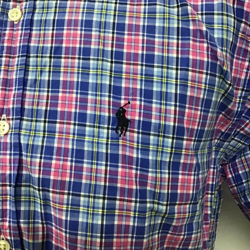ラルフローレン RALPHLAUREN シャツ、ブラウス 半袖 半袖シャツ チェックシャツ ボタンダウンシャツ カジュアルシャツ XL チェック マルチカラー / マルチカラー /  メンズ USED 古着 中古 10099574