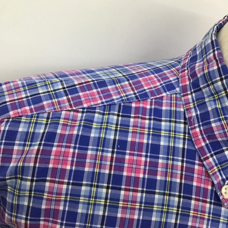 ラルフローレン RALPHLAUREN シャツ、ブラウス 半袖 半袖シャツ チェックシャツ ボタンダウンシャツ カジュアルシャツ XL チェック マルチカラー / マルチカラー /  メンズ USED 古着 中古 10099574